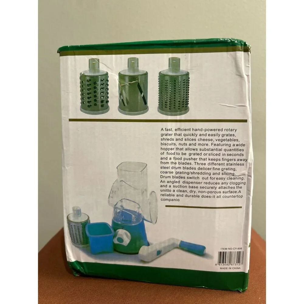 Multifunctional Tabletop Drum Grater Brand New